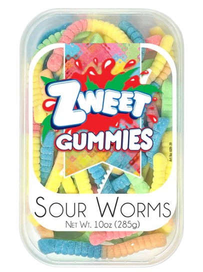 Sour Neon Worms | 10 oz - Specialty Goodies