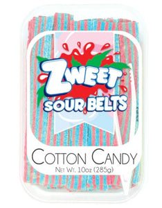 Sour Cotton Candy Belts | 10 oz - Specialty Goodies