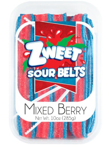 Sour Mixed Berry Belts | 10 oz - Specialty Goodies